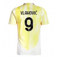 Juventus Dusan Vlahovic #9 Vonkajší futbalový dres 2024-25 Krátky Rukáv